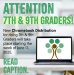 New student Chromebooks/chargers will be given to rising 9th Graders   (9am-11am  &  4pm-6pm) at Civic Auditorium